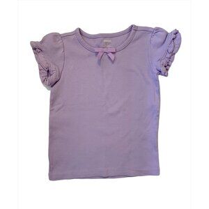 Gymboree Purple Ruffle Sleeve Tee Size 4